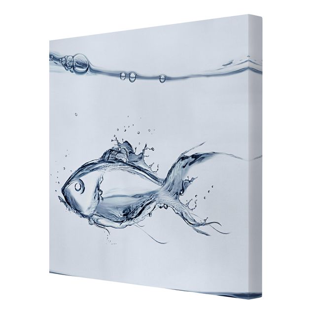Obrazy na płótnie zwierzęta Płynna srebrna ryba