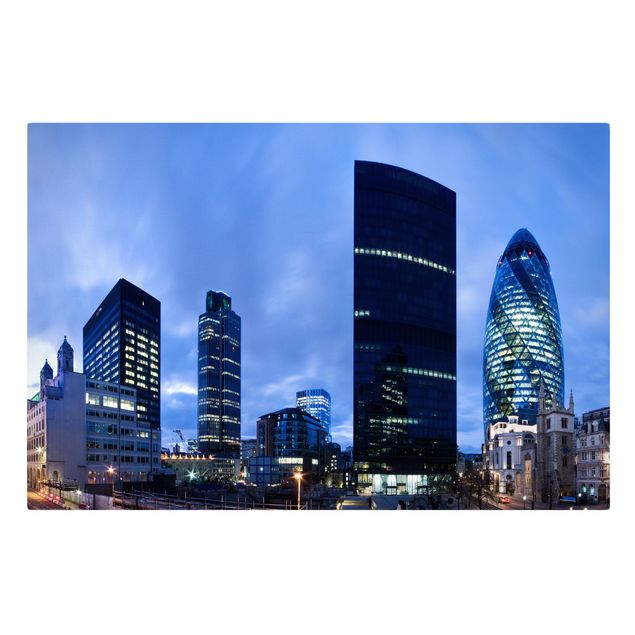 Obrazy na płótnie Londyn Główna dzielnica finansowa w Londynie