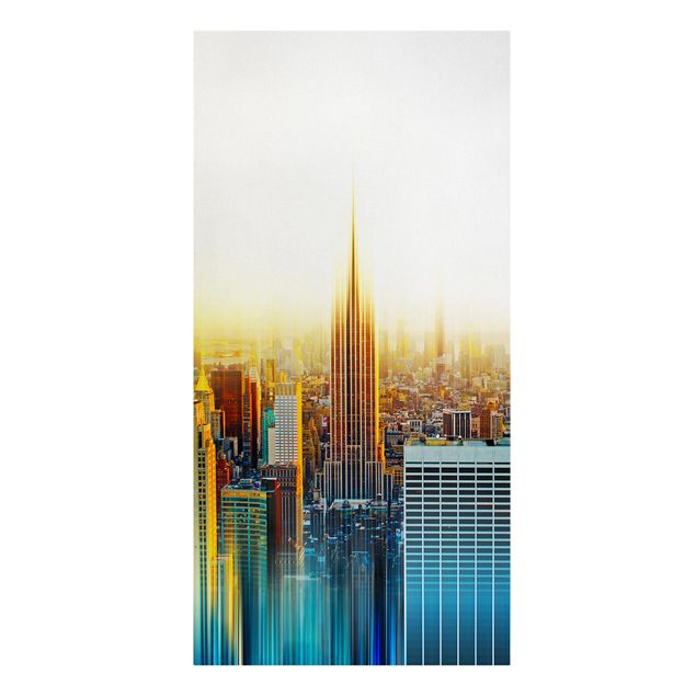 Obrazy na płótnie abstrakcja Manhattan Streszczenie