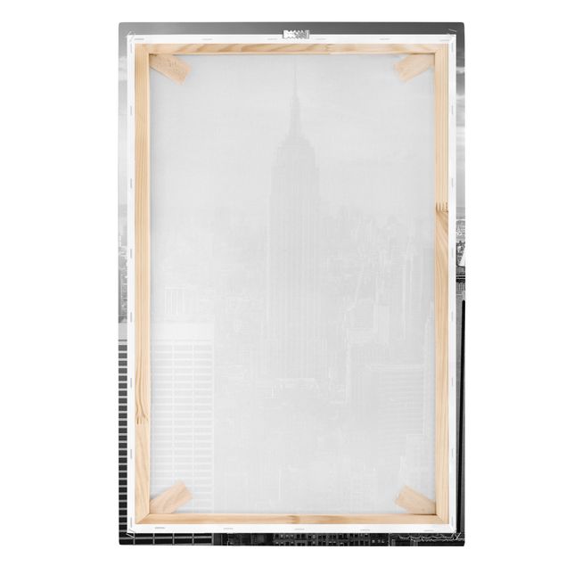 Czarno białe obrazki Manhattan Skyline