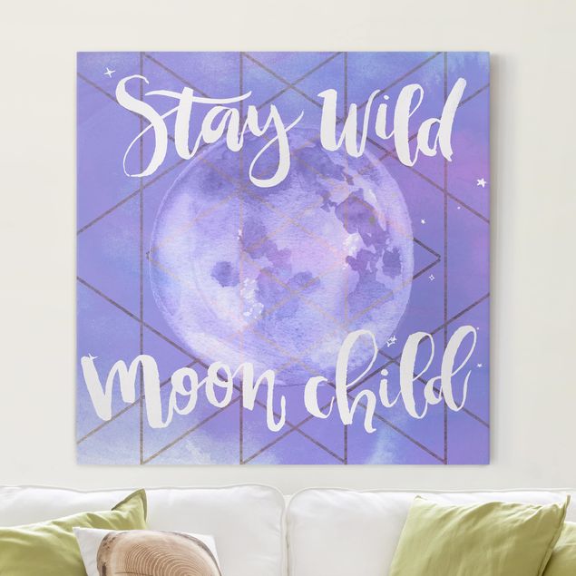 Obrazy do salonu Moon Child - Stay wild