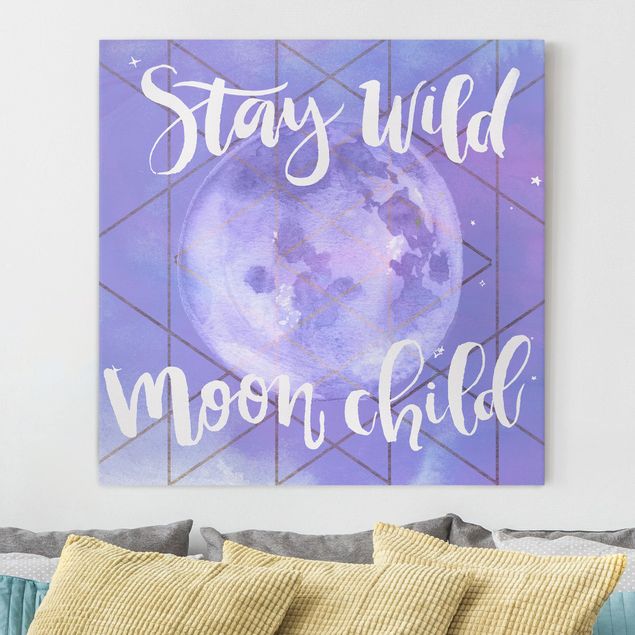 Dekoracja do kuchni Moon Child - Stay wild