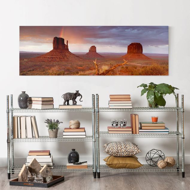 Obrazy nowoczesne Monument Valley o zachodzie słońca