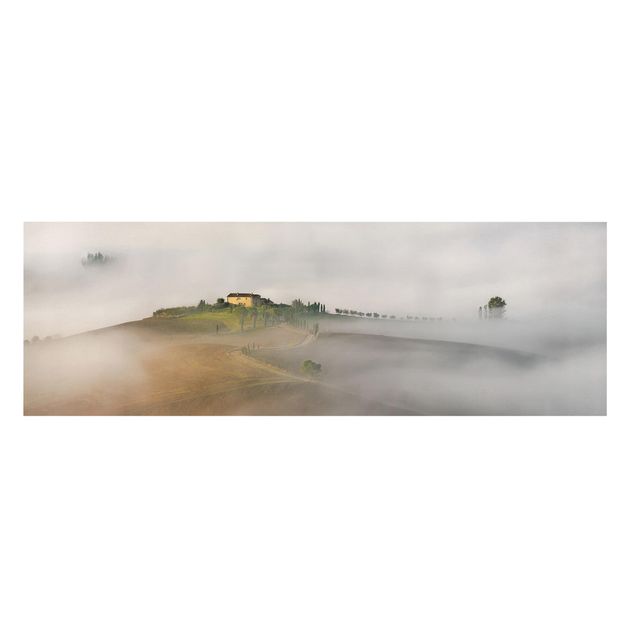 Obrazy na ścianę krajobrazy Poranna mgła w Toskanii