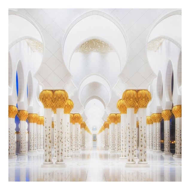 Obrazy architektura Meczet w złocie