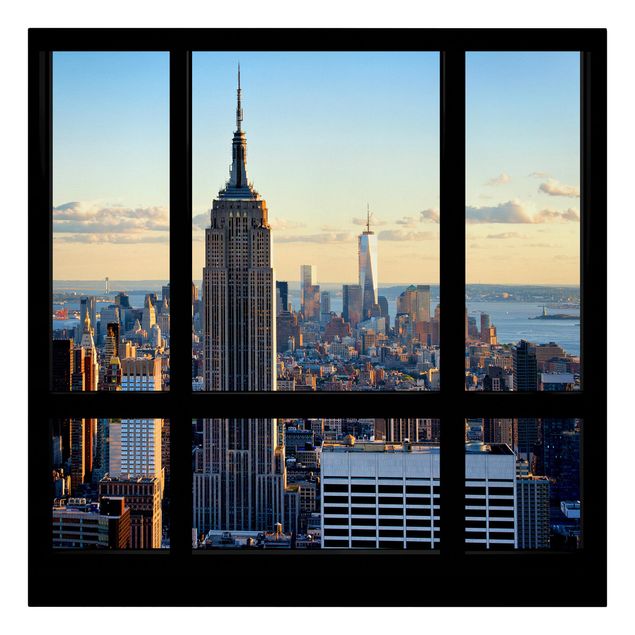 Obrazy Nowy Jork Nowy Jork Widok z okna na Empire State Building