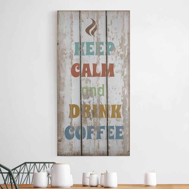 Dekoracja do kuchni Pij kawę