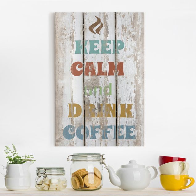 Obraz na płótnie - Pij kawę