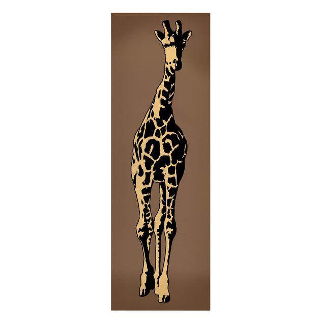 Nowoczesne obrazy do salonu Żyrafa