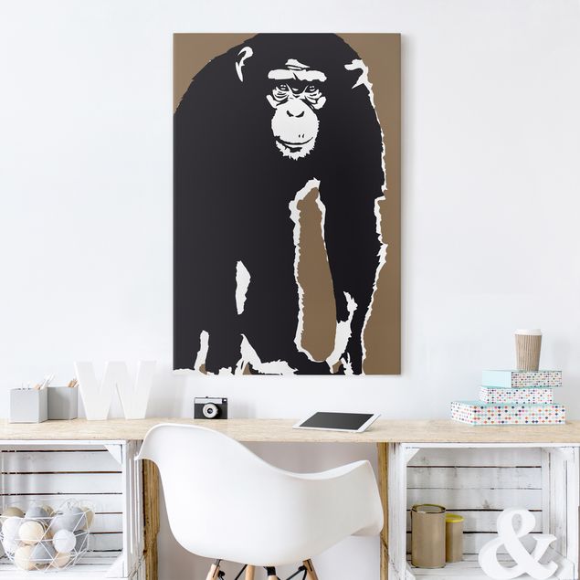 Obrazy na płótnie zwierzęta Szympans