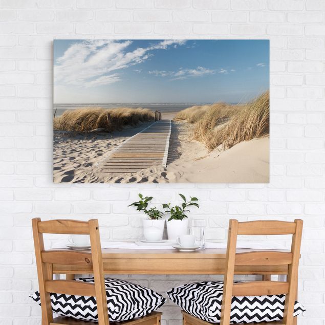 Obrazy do salonu Plaża nad Morzem Bałtyckim