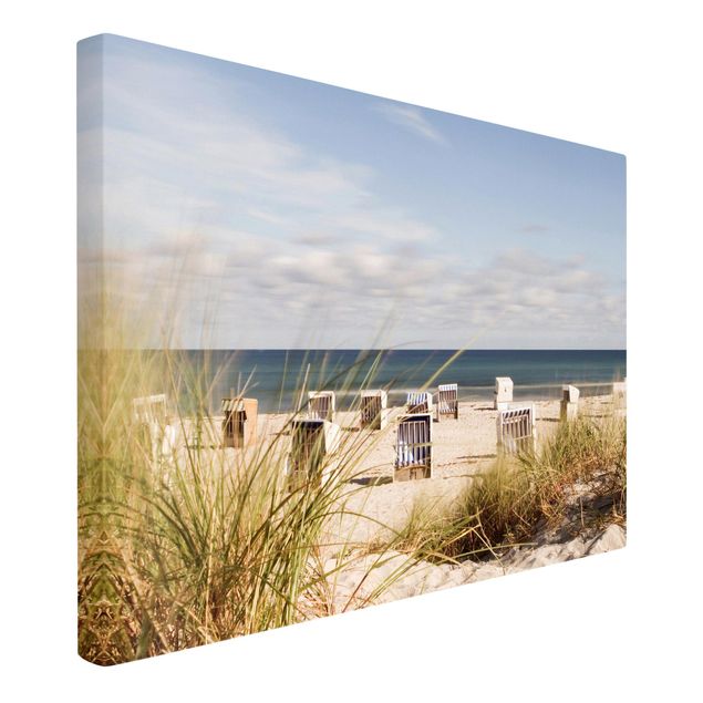 Obrazy morze Krzesła nadmorskie i plażowe