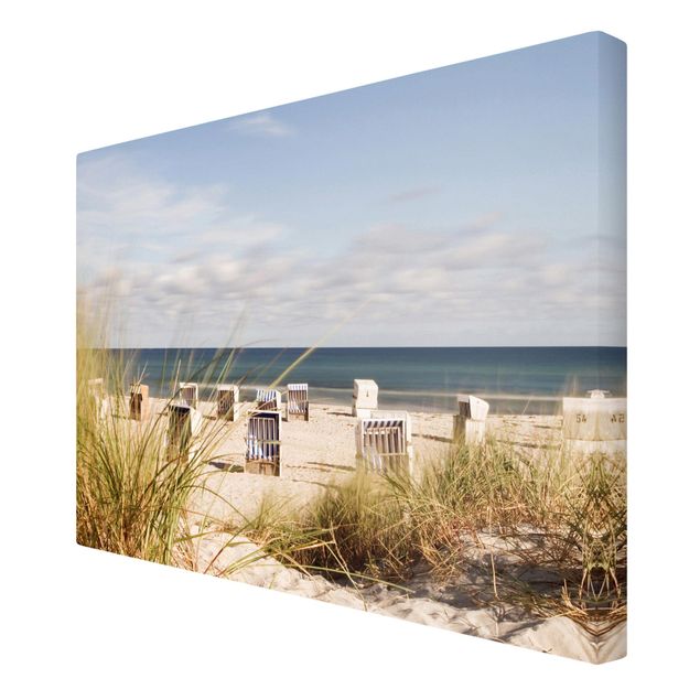 Obrazy plaża Krzesła nadmorskie i plażowe