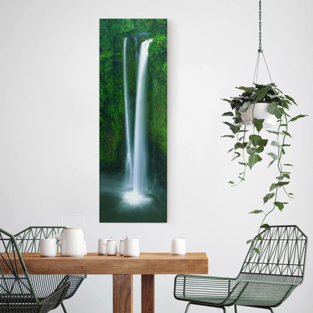 Obrazy do salonu nowoczesne Paradyski wodospad
