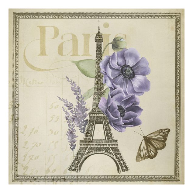 Obrazy paryża Kolaż Paryż Wieża Eiffla