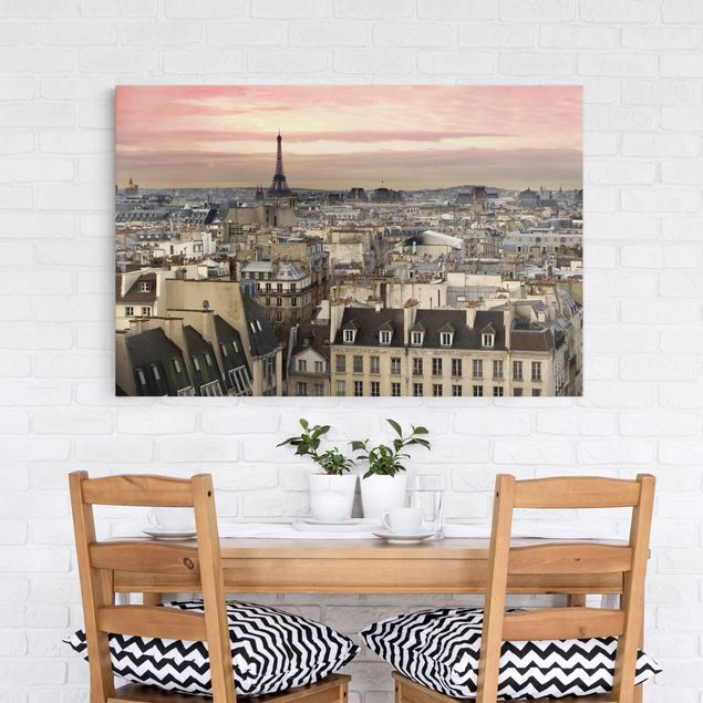 Obrazy do salonu nowoczesne Paryż z bliska i osobiście