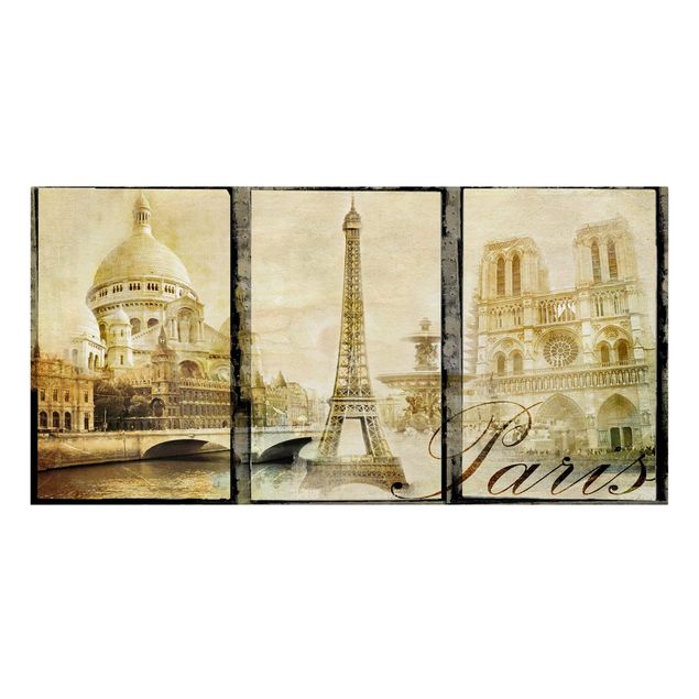 Obrazy na płótnie Paryż Paris Mon Amour