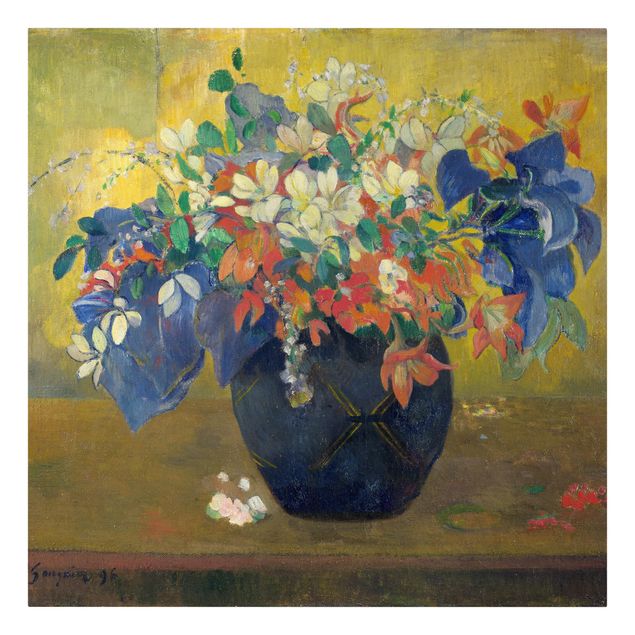 Obrazy kolorowe Paul Gauguin - Wazon z kwiatami