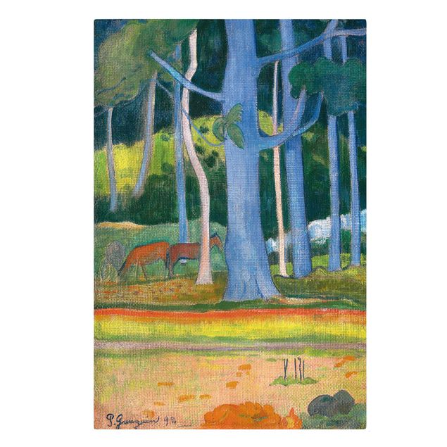 Drzewo obraz Paul Gauguin - Pejzaż leśny