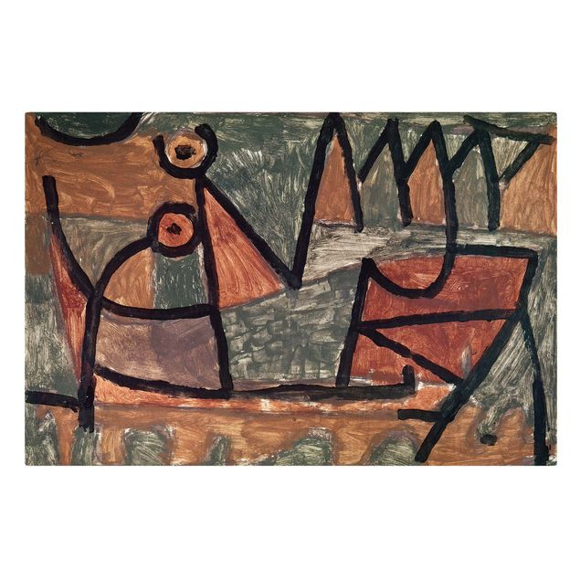 Obrazy na płótnie abstrakcja Paul Klee - Wycieczka statkiem