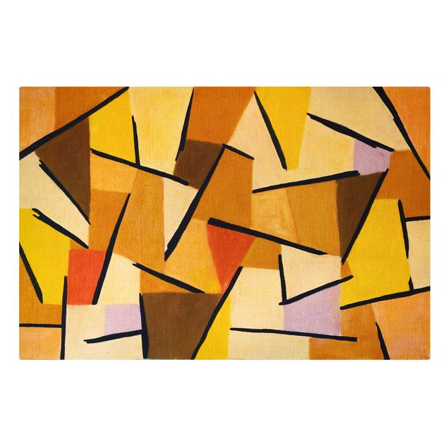 Obraz abstrakcja na płótnie Paul Klee - Zharmonizowane zmagania