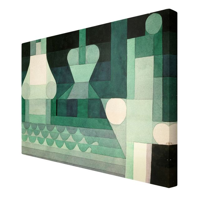 Obraz szary Paul Klee - Zamki