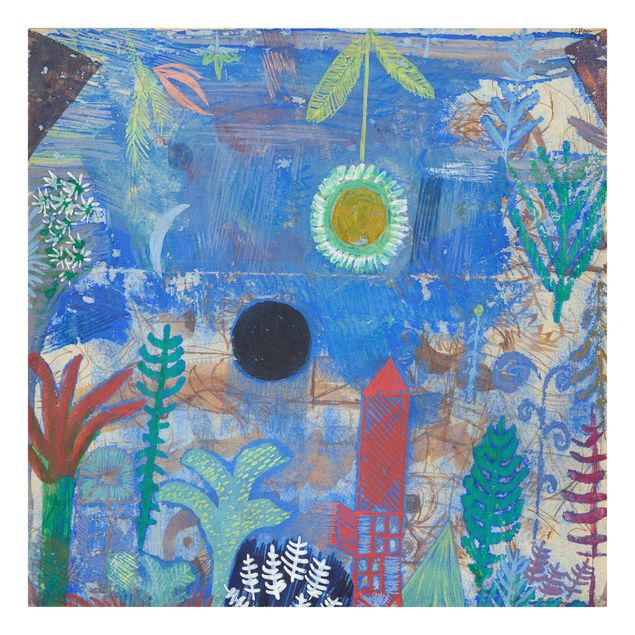 Obraz abstrakcja na płótnie Paul Klee - Zatopiony pejzaż