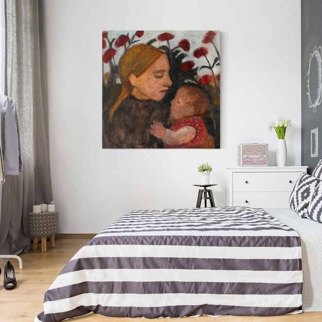 Obrazy do salonu Paula Modersohn-Becker - Młoda kobieta z dzieckiem