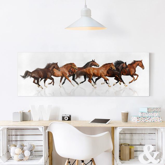 Obrazy nowoczesny Stado koni