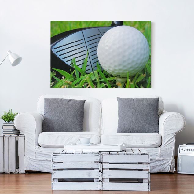 Obrazy do salonu Gra w golfa