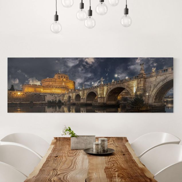 Obrazy do salonu nowoczesne Ponte Sant'Angelo w Rzymie