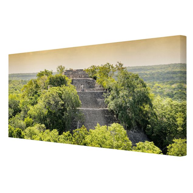 Zielony obraz Piramida w Calakmul
