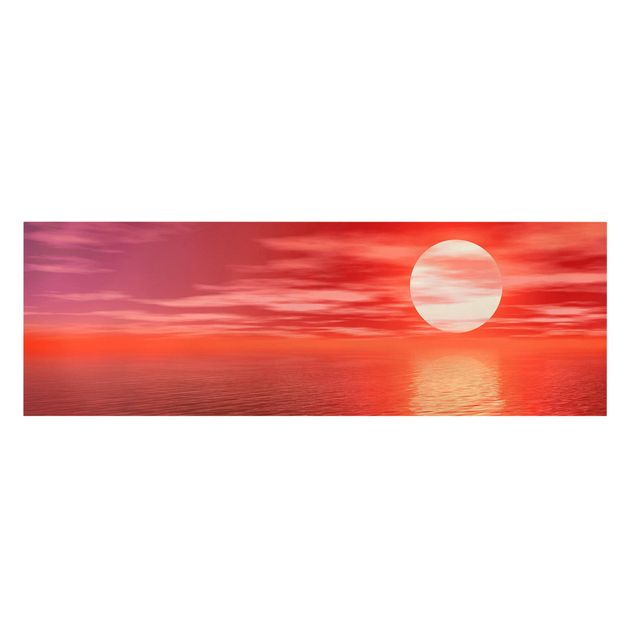 Obrazy na ścianę krajobrazy Czerwony zachód słońca