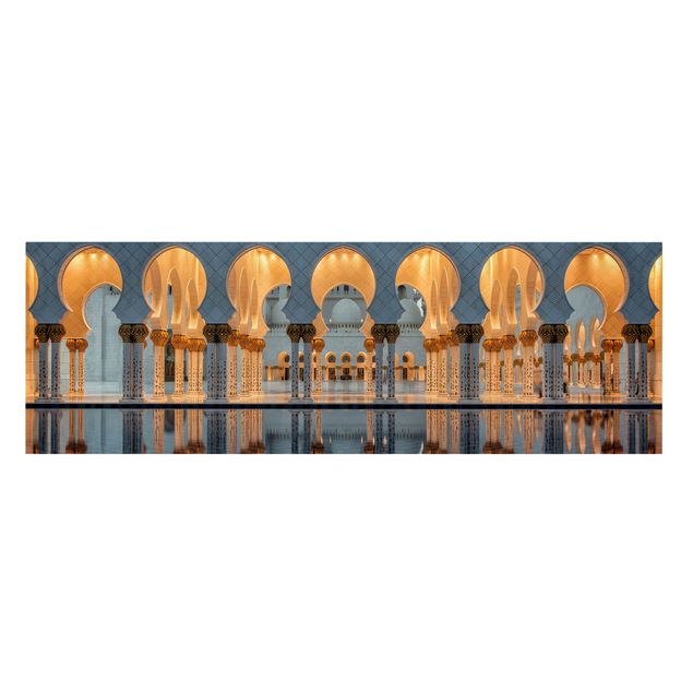 Obraz pomarańczowy Refleksje w meczecie