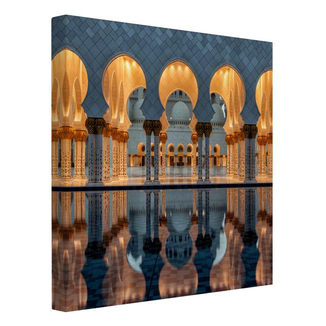 Nowoczesne obrazy Refleksje w meczecie