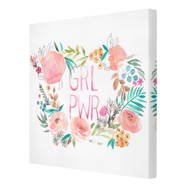 Obrazy drukowane na płótnie Pink Blossoms - Girl Power