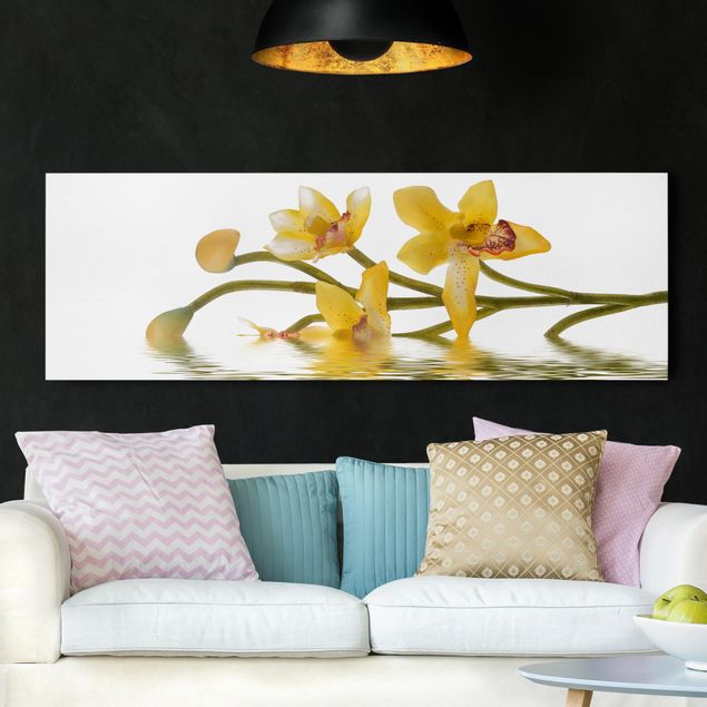 Obrazy do salonu Saffron Orchid Waters