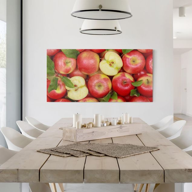 Dekoracja do kuchni soczyste jabłka