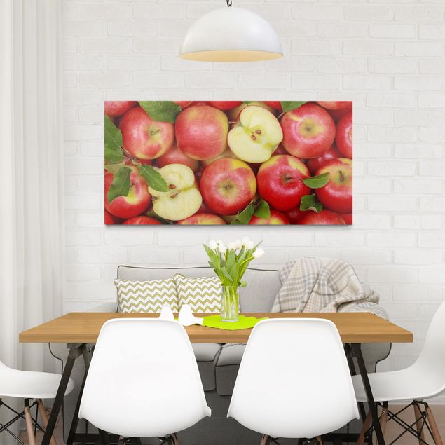 Obrazy nowoczesne soczyste jabłka