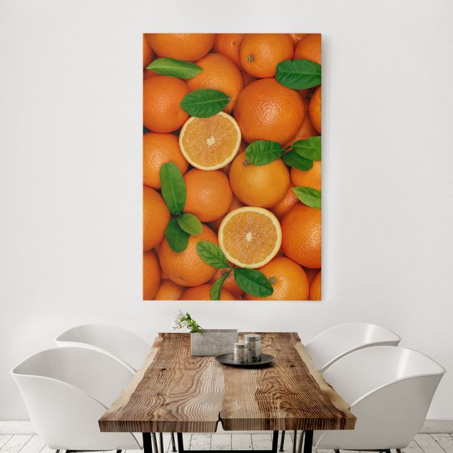 Dekoracja do kuchni soczyste pomarańcze