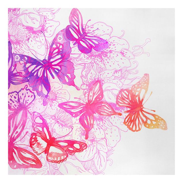 Obrazy na płótnie zwierzęta Marzenie motyla