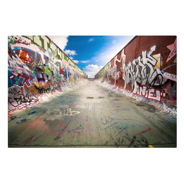 Obrazy 3d Graffiti na łyżwach