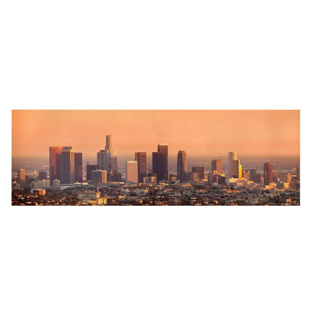 Obrazy na płótnie zachód słońca Skyline of Los Angeles