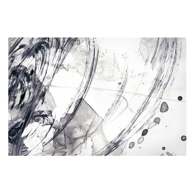 Obrazy na płótnie abstrakcja Sonar czarno-biały I
