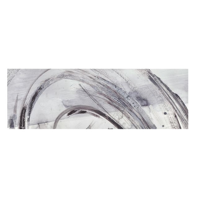 Obrazy na płótnie abstrakcja Sonar czarno-biały II