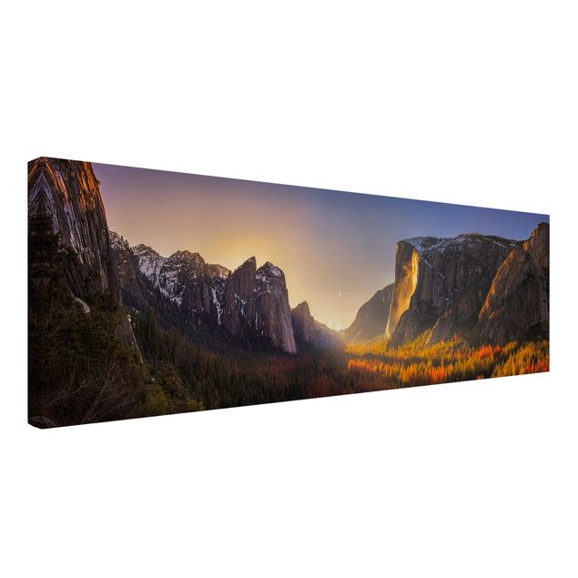 Góry obraz Zachód słońca w Yosemite