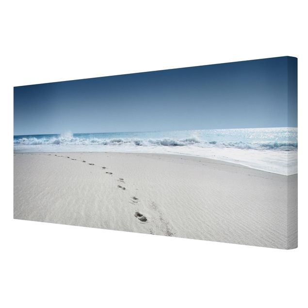 Obraz morze plaża Ścieżki na piasku