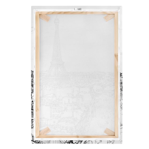 Obrazy na ścianę architektura Studium miasta - Paryż