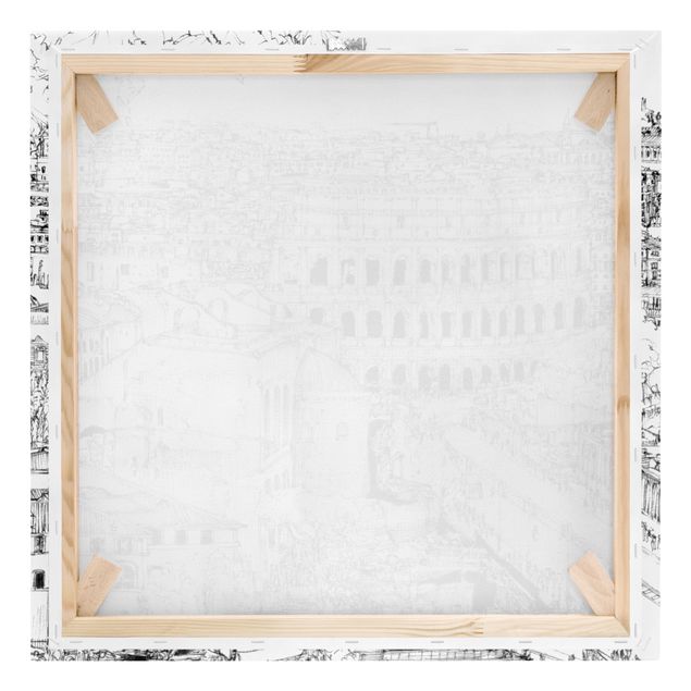 Obrazy na ścianę Studium miasta - Rzym
