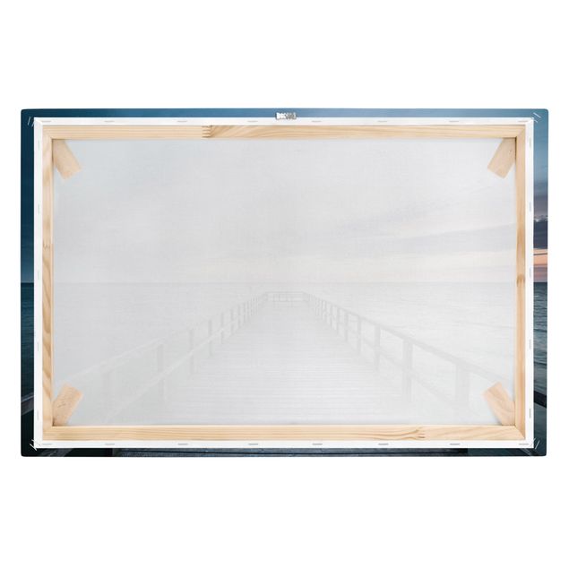 Obrazy na płótnie morze Promenada nad mostem